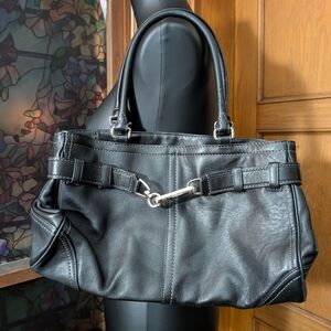 Coach Black Leather Bag